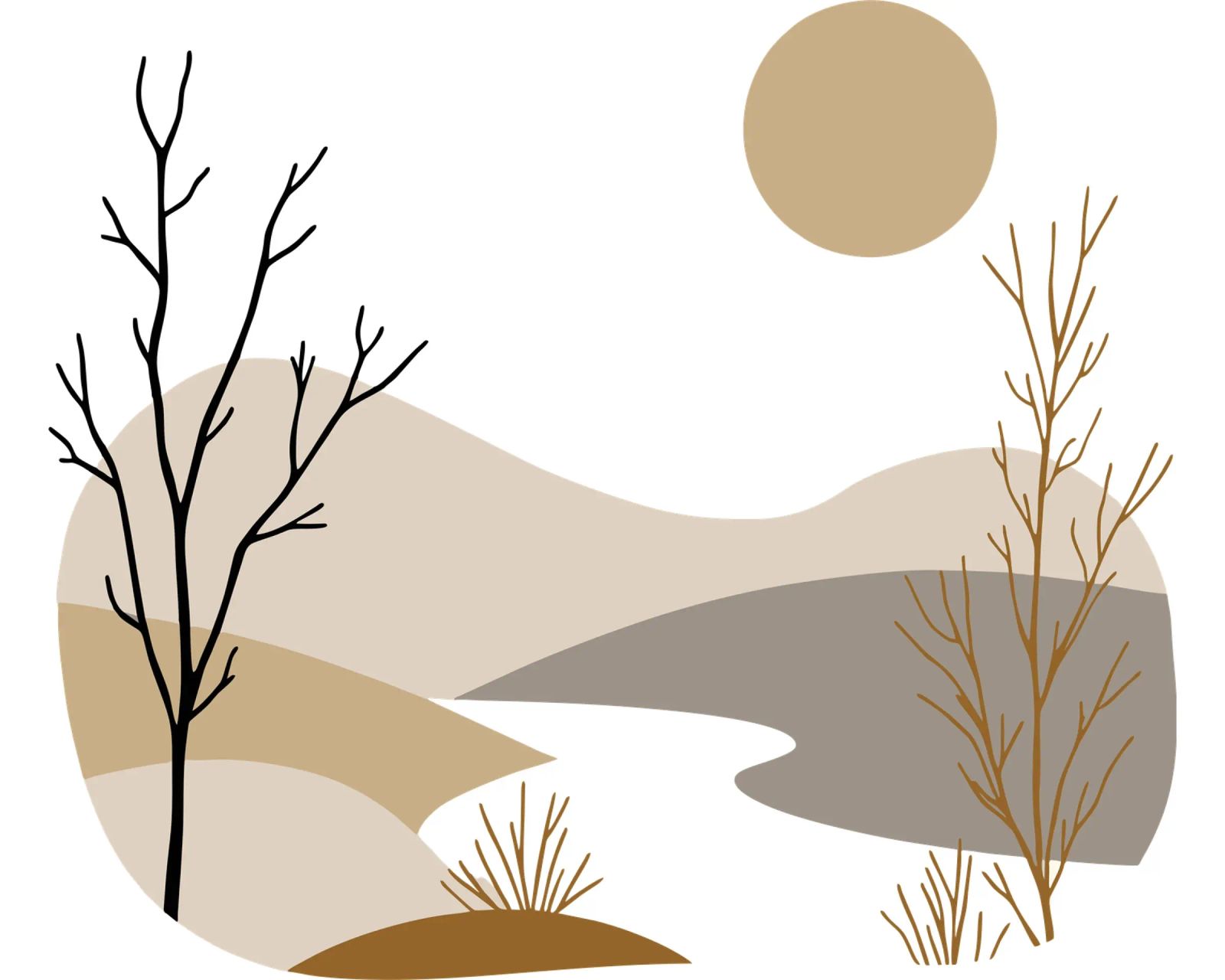 Minimalist Landscape poster by artdesign1985