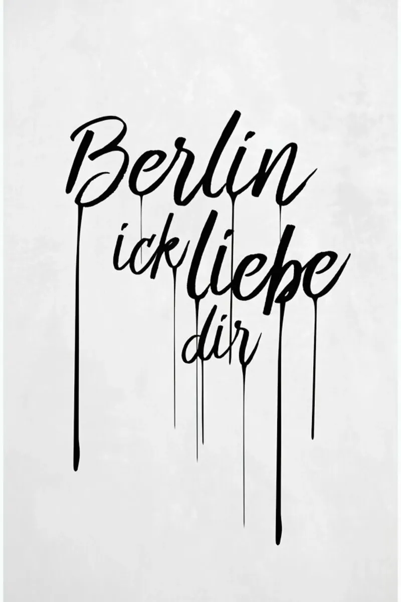 Berlin ick liebe dir pellicola backlit da Amy & Kurt
