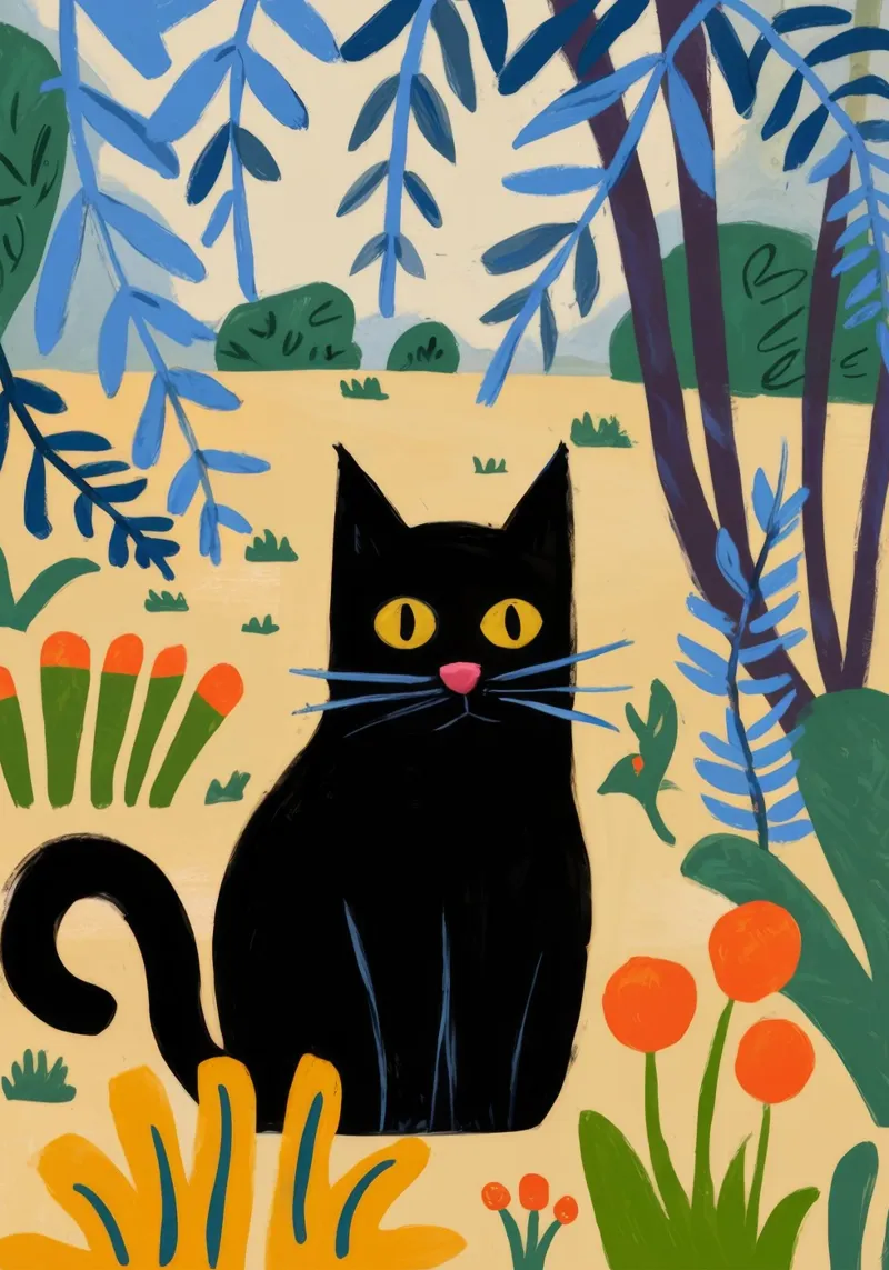 Black Cat forex plate by Artie Shifa