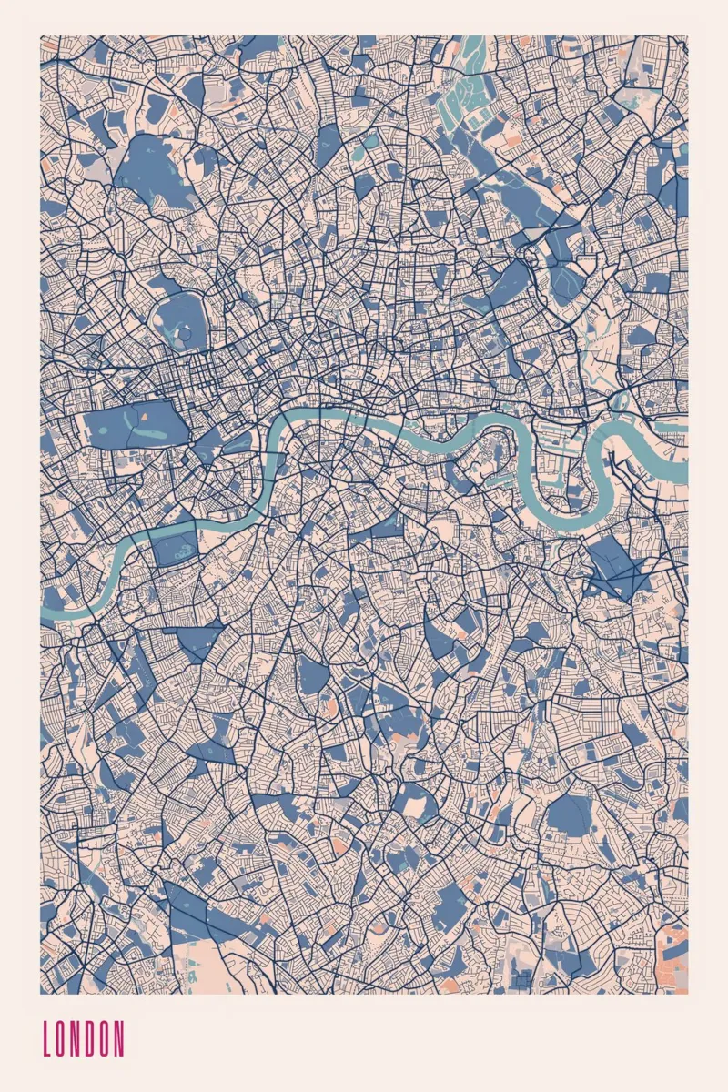 London View carta hahnemühle da MOOODZART
