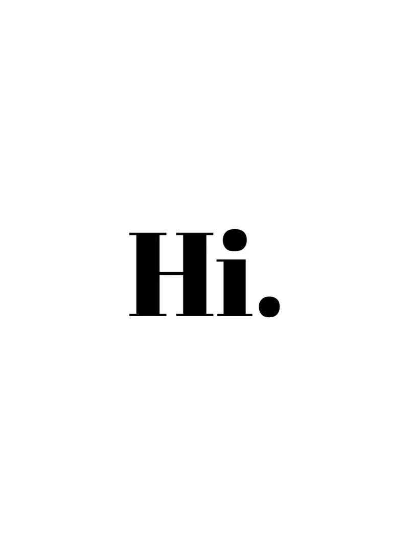 Hi minimalistisch hahnemühle by Typo Designs
