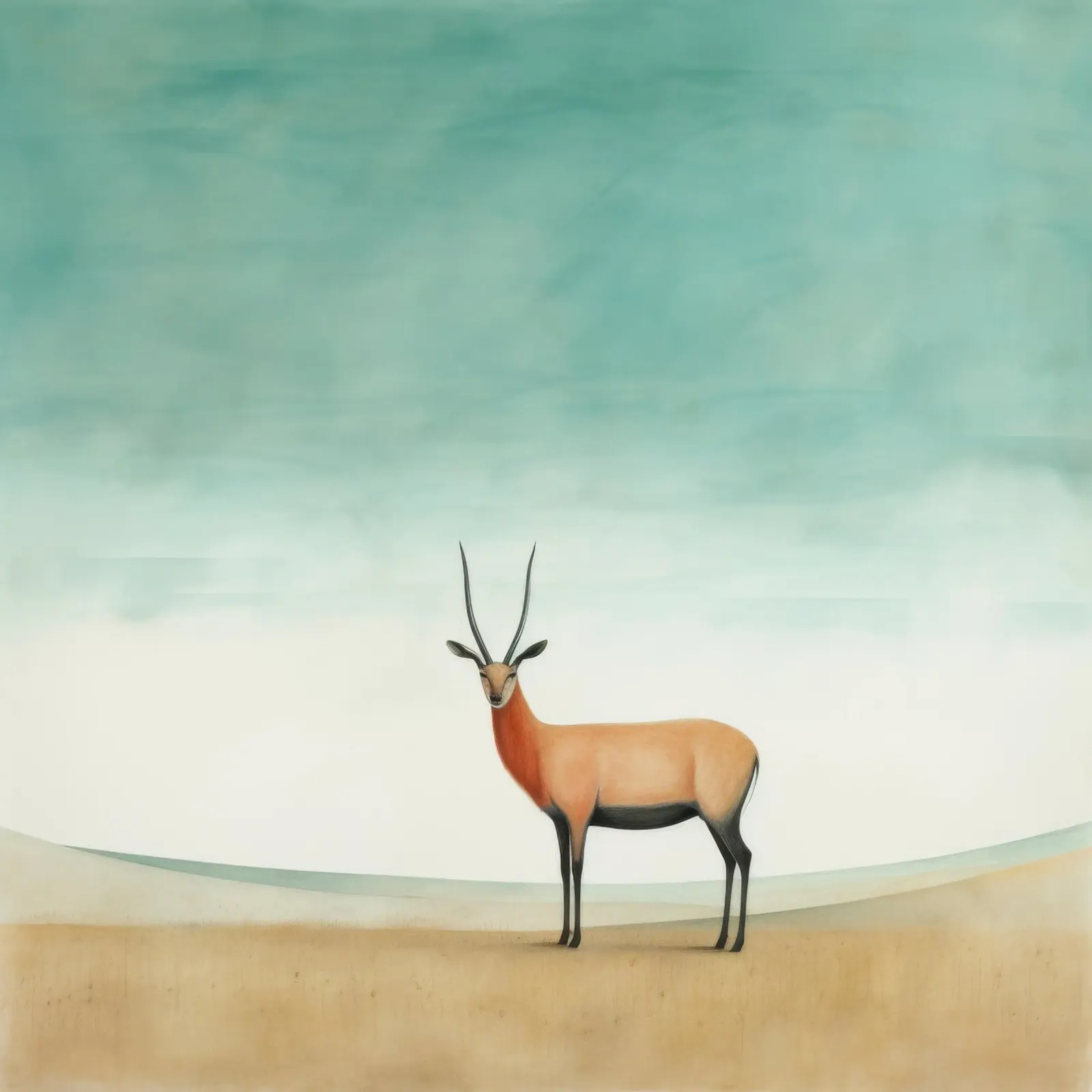 Antilope minima 2 plexiglass da Minimal Animal Art