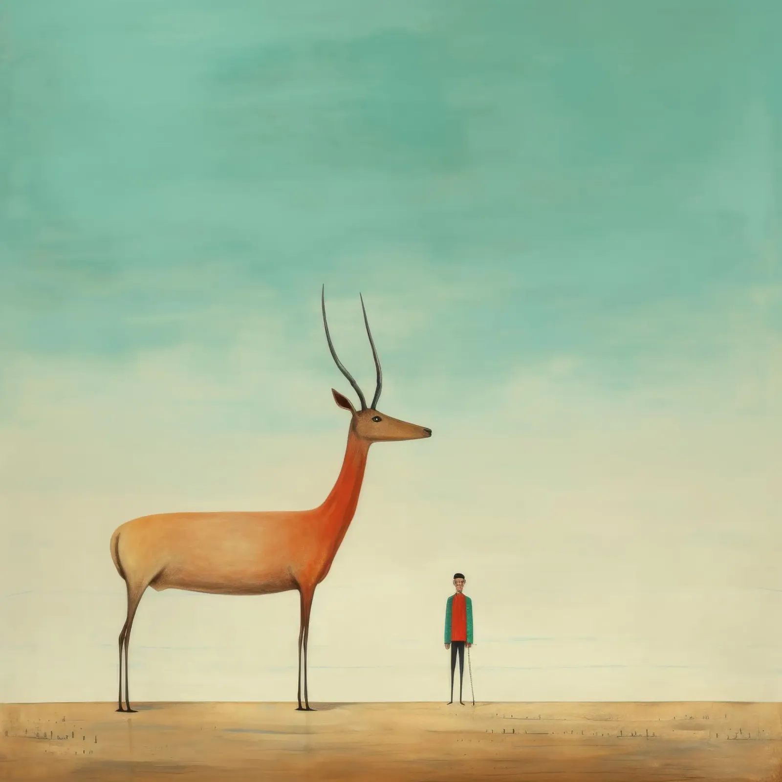 Antilope minima 3 plexiglass da Minimal Animal Art