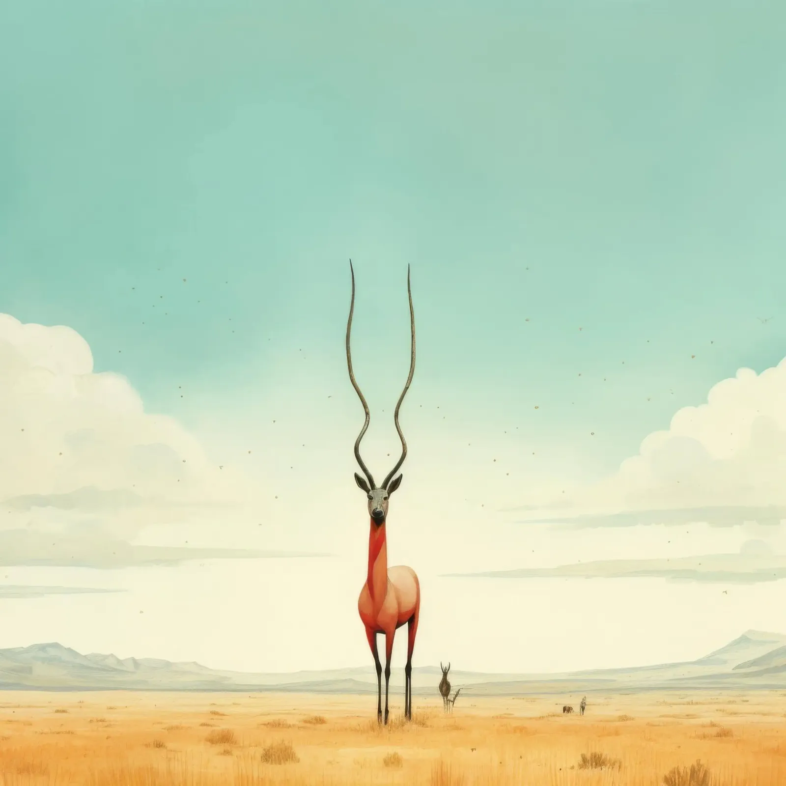 Antilope minima 4 plexiglass da Minimal Animal Art