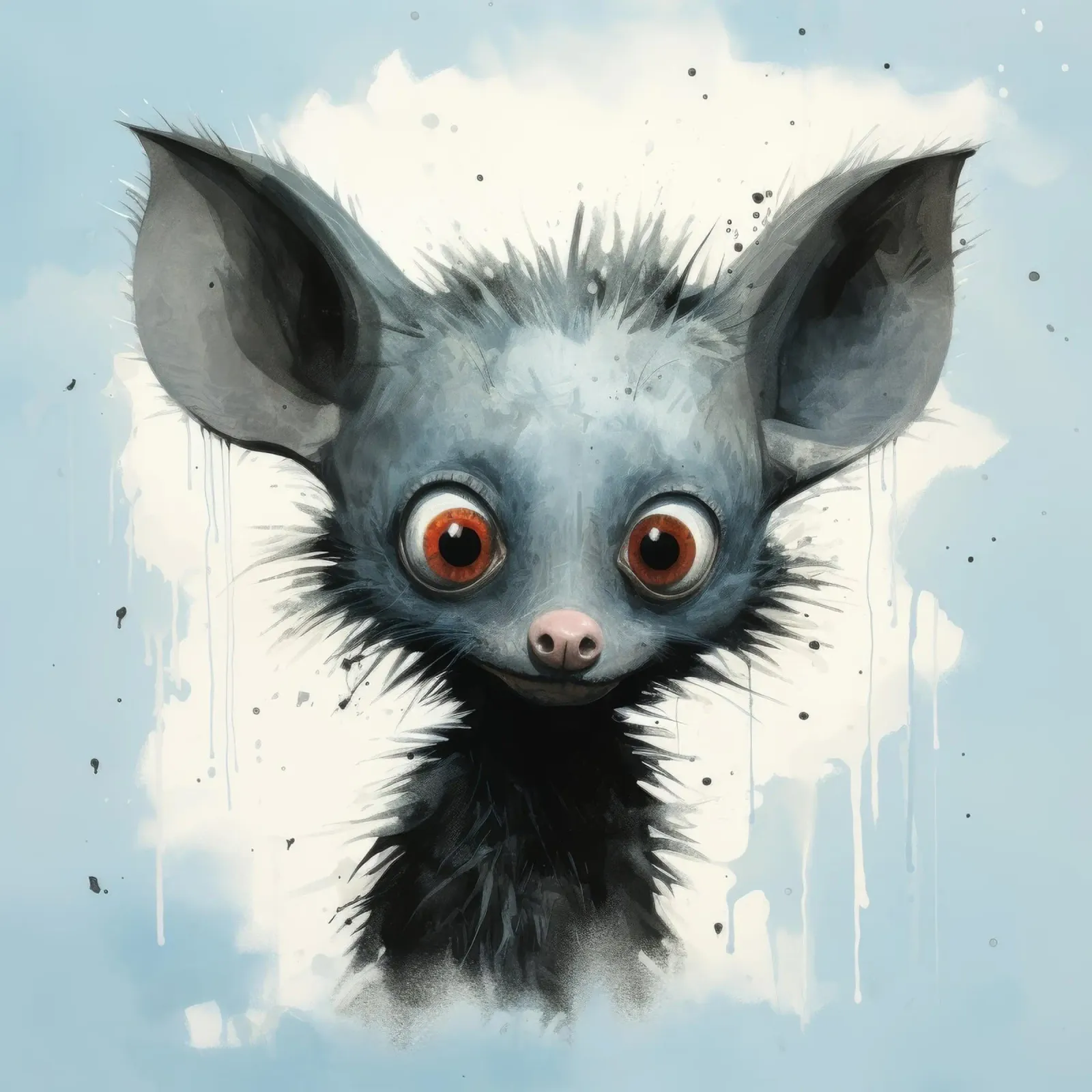 Minimal Ja Ja 4 Hahnemühle von Minimal Animal Art