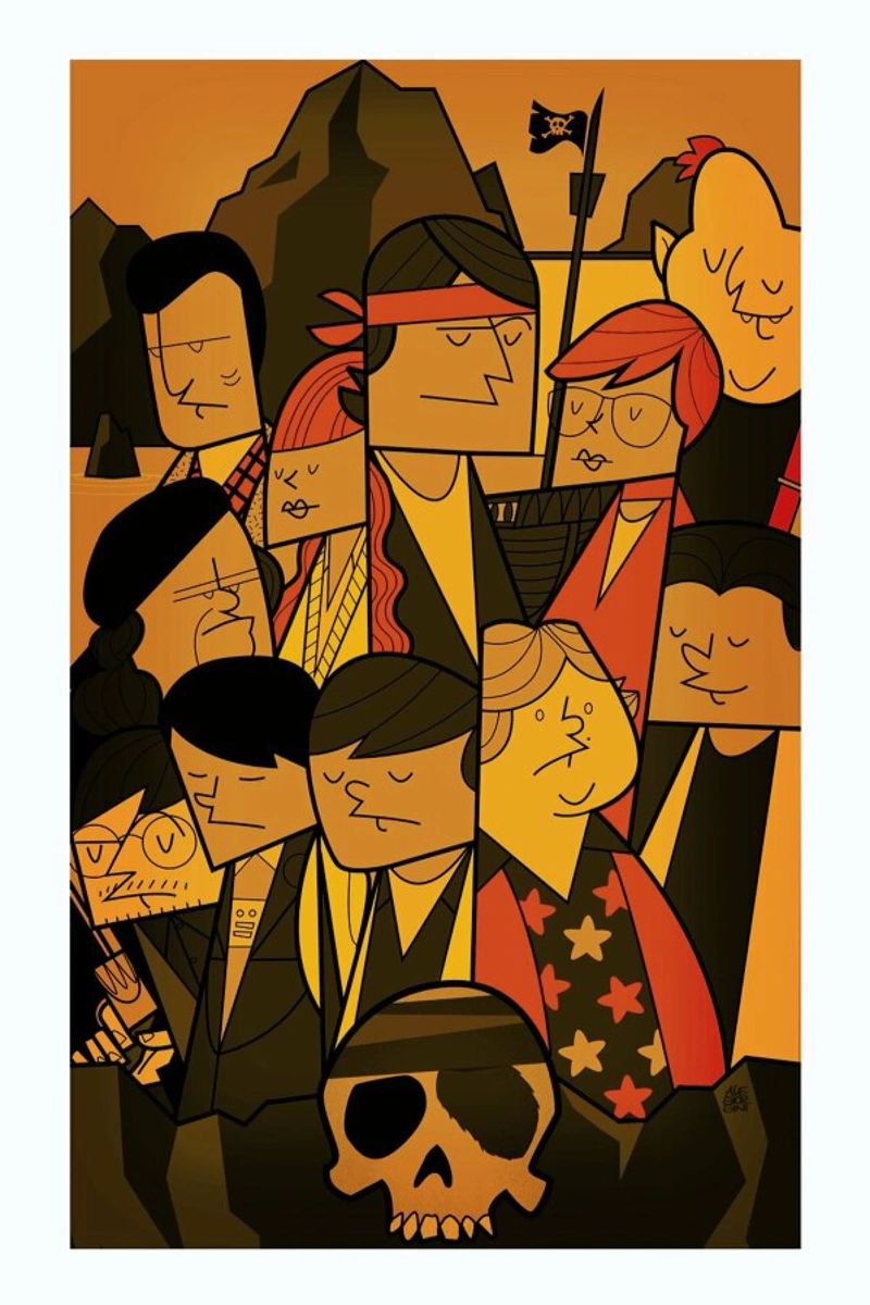 Goonies poster de Ale Giorgini