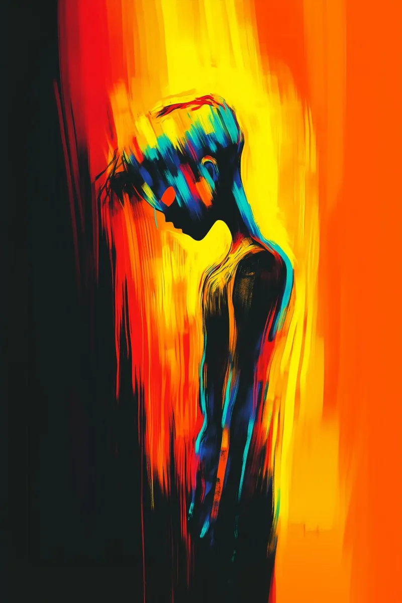 Flaming thoughts hahnemühle by melipo-art