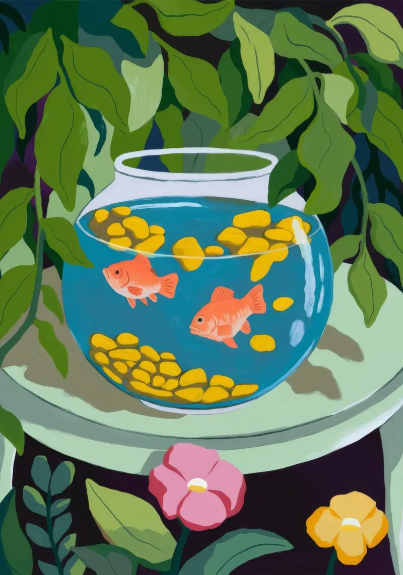Fishbowl Scene pellicola backlit da Artie Shifa