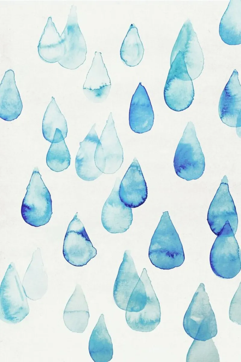 Water Drops alluminio dibond da treechild
