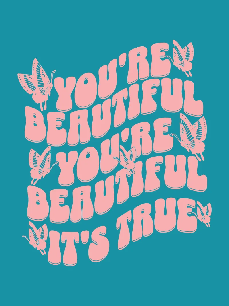 You're beautiful canvas by Gunawan Rb