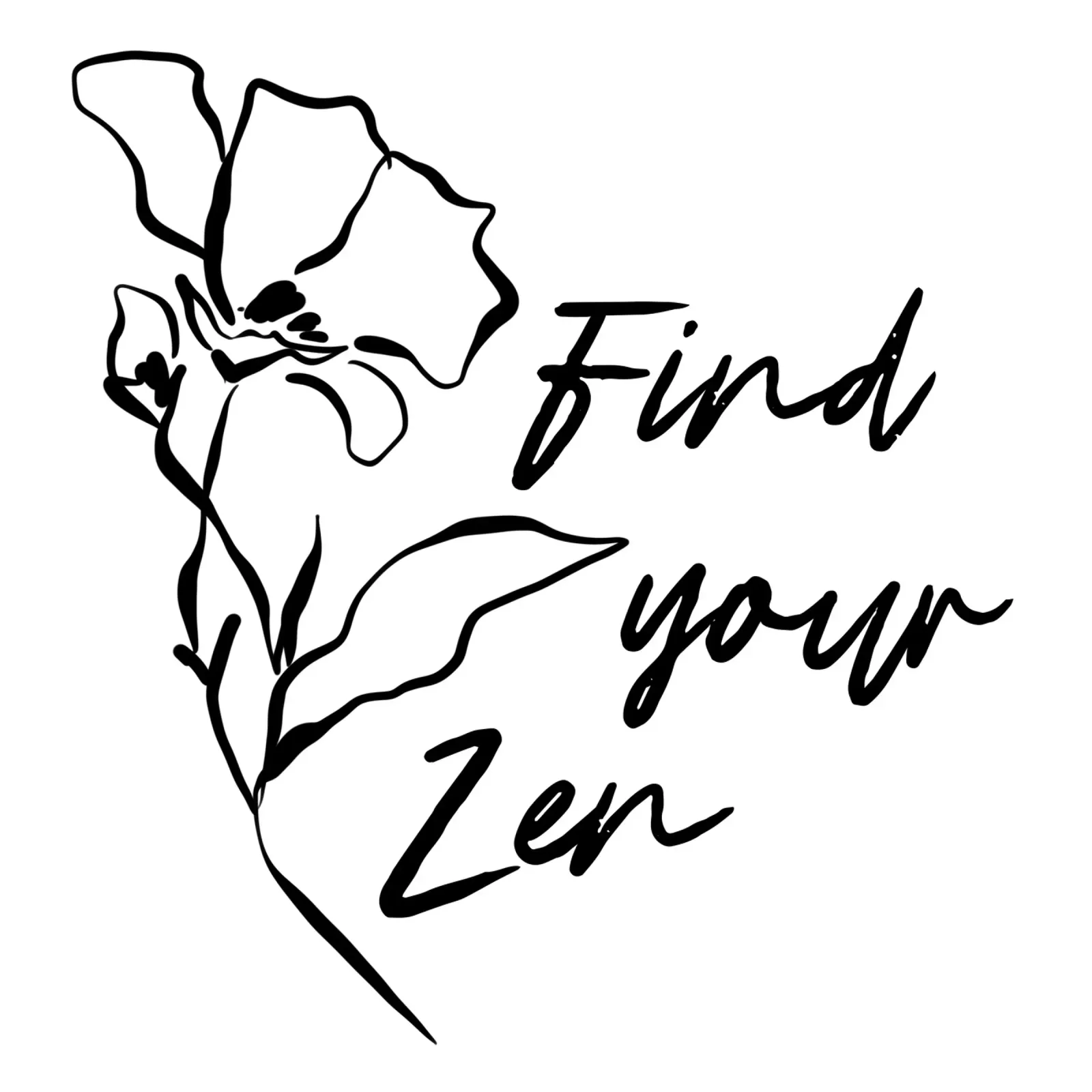 Find your Zen plexiglass da treechild