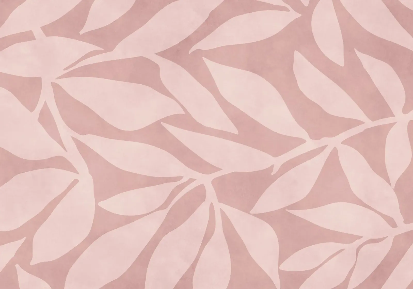 Eleganza della foglia delicata in rosa blush poster con telaio in plastica da Andrea Haase Modern Home