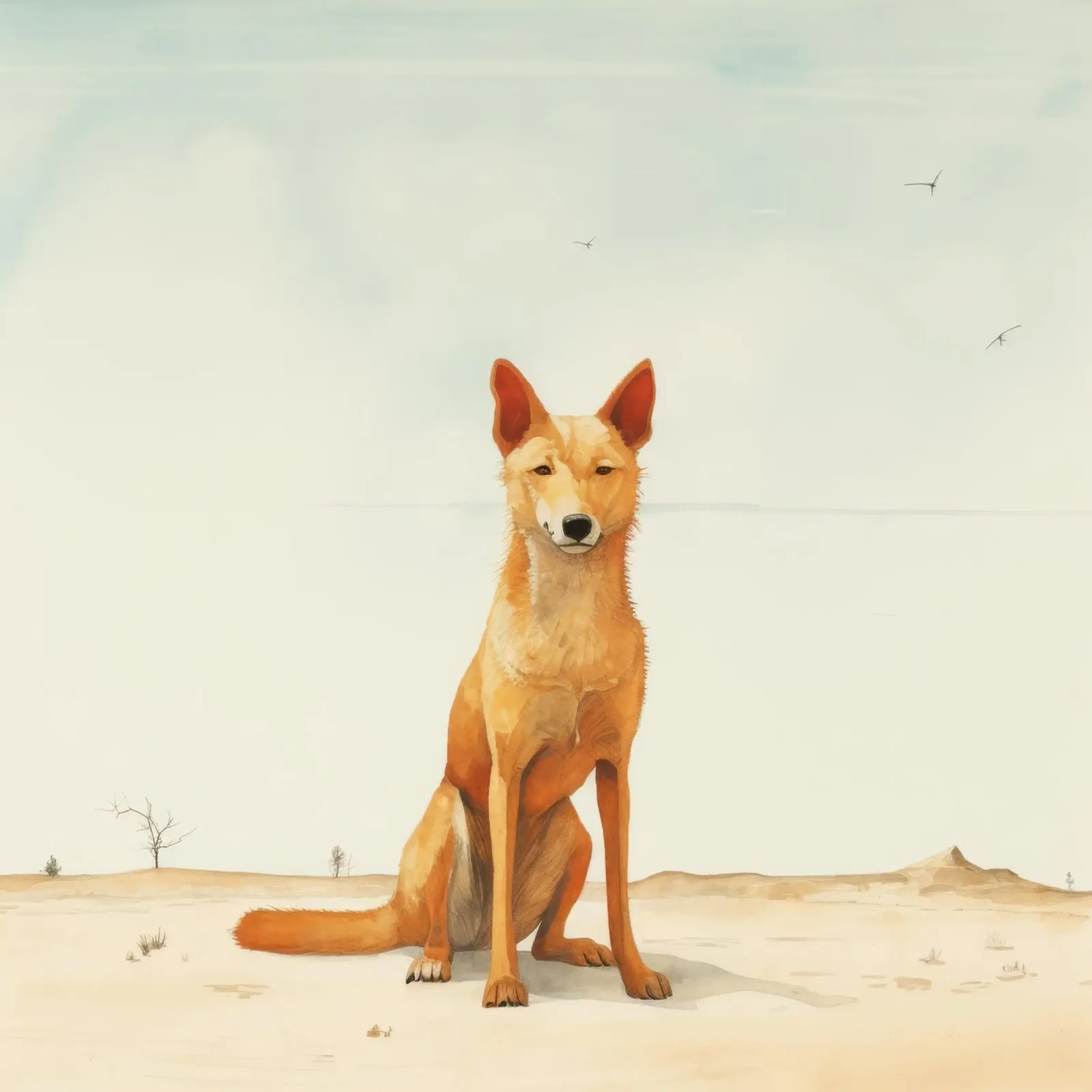 Minimal Dingo 2 plexiglass da Minimal Animal Art