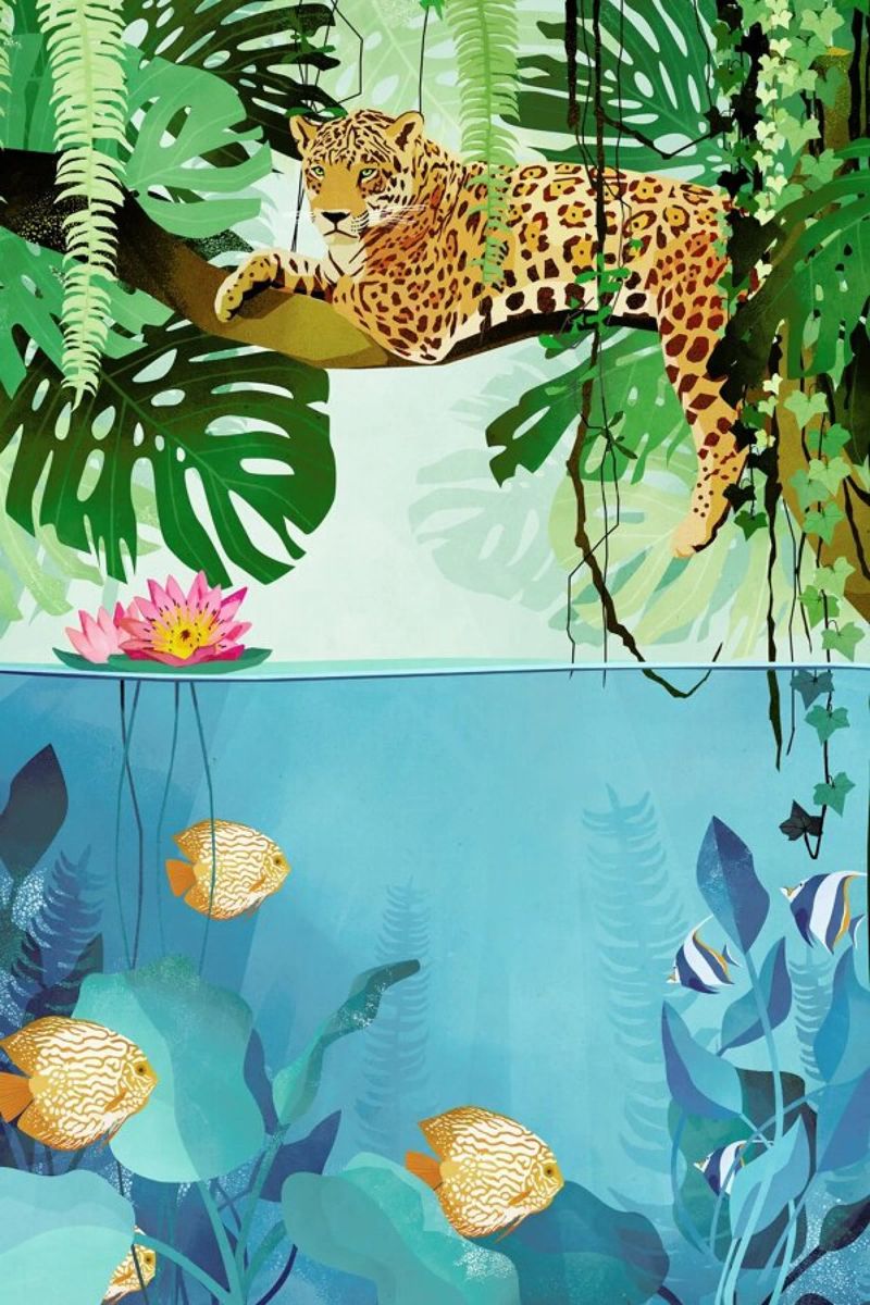 Welcome to the Jungle poster by Goed Blauw