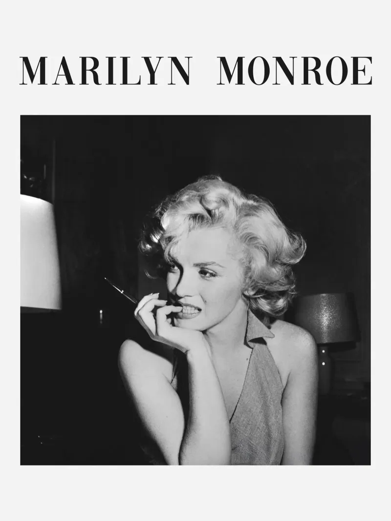 Marilyn Monroe, tijdloze elegantie canvas van Carinaprint