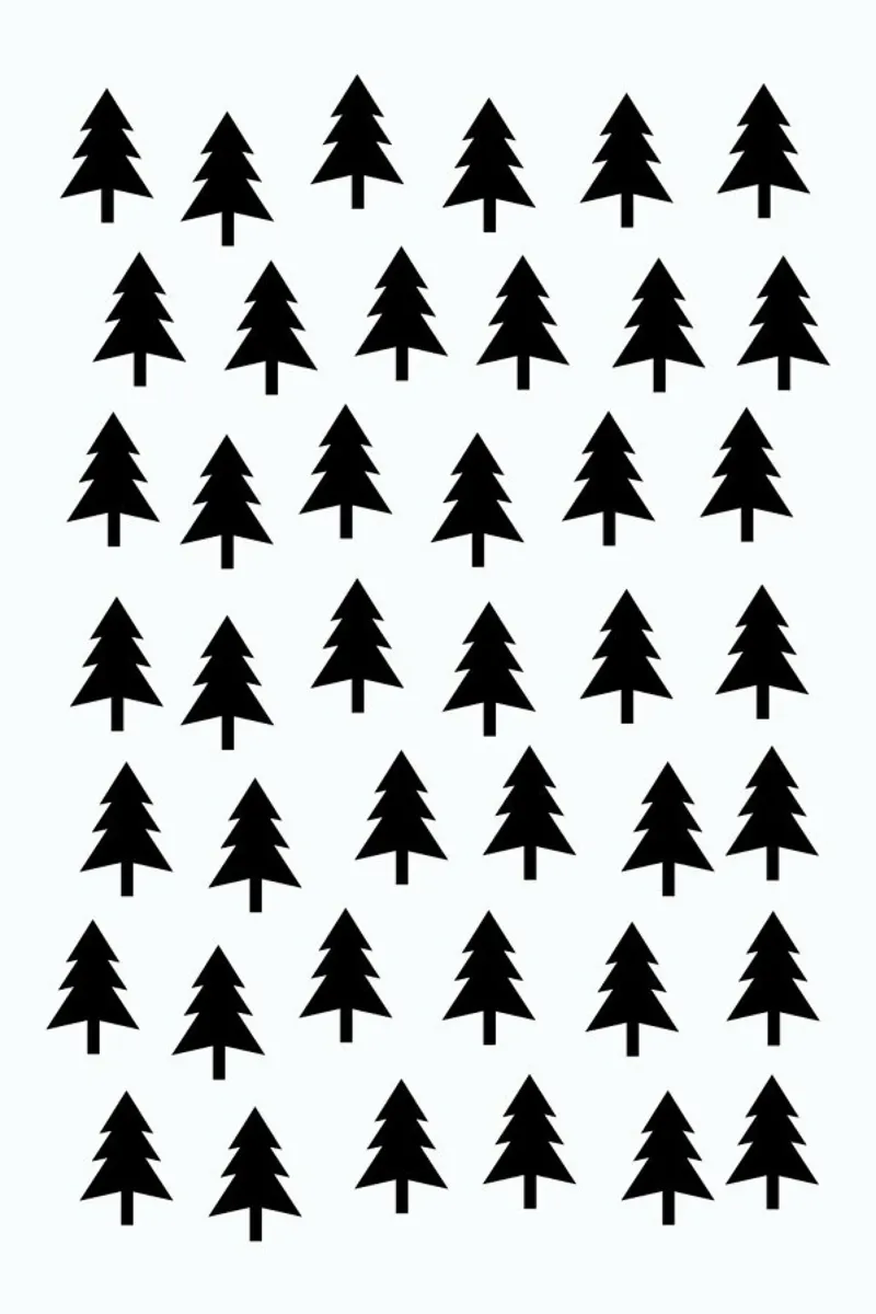 Tree Pattern hahnemühle van Mottos by Sinan Saydik