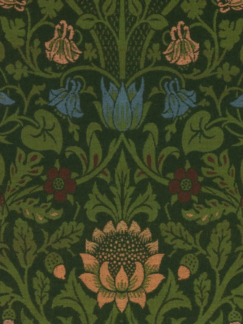 William Morris - Violetta e aquilegia, dettaglio carta hahnemühle da William Store