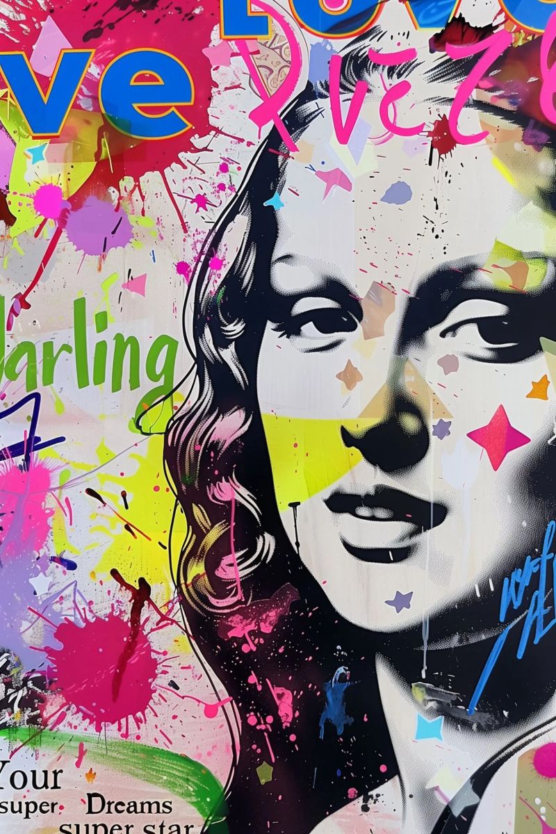 Mona Lisa pop-art poster by Carinaprint