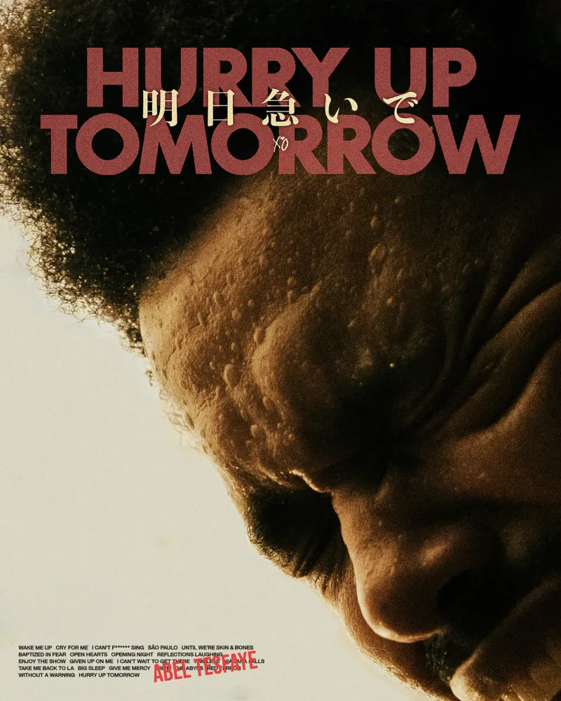 Hurry Up Tomorrow alluminio dibond da Attaboy Dsgn