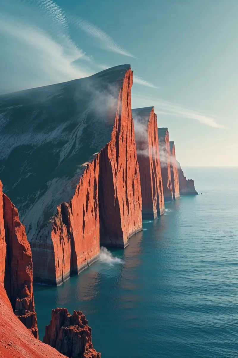 The Rugged Coastline of Sylt alluminio dibond da AlbertKlee