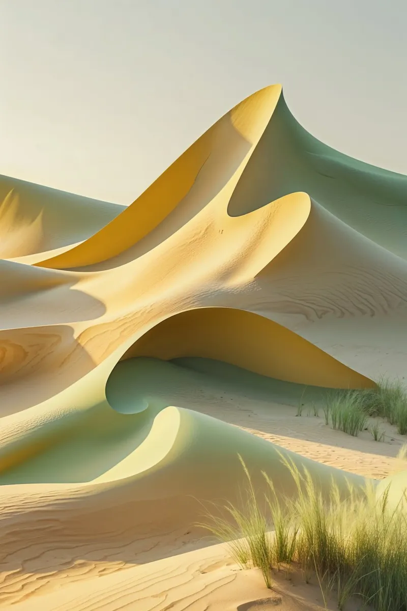 Flowing Sand Dunes of Sylt plexiglass da AlbertKlee