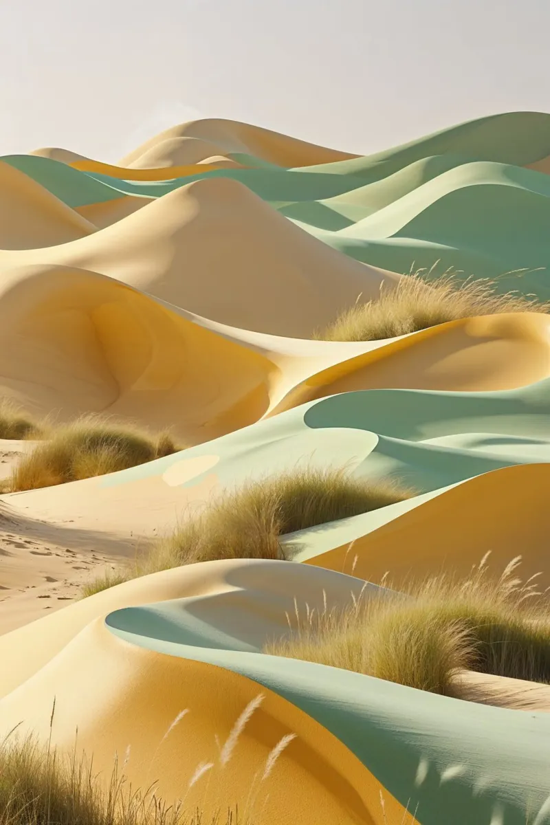 Golden Sands and Rolling Dunes plexiglass da AlbertKlee