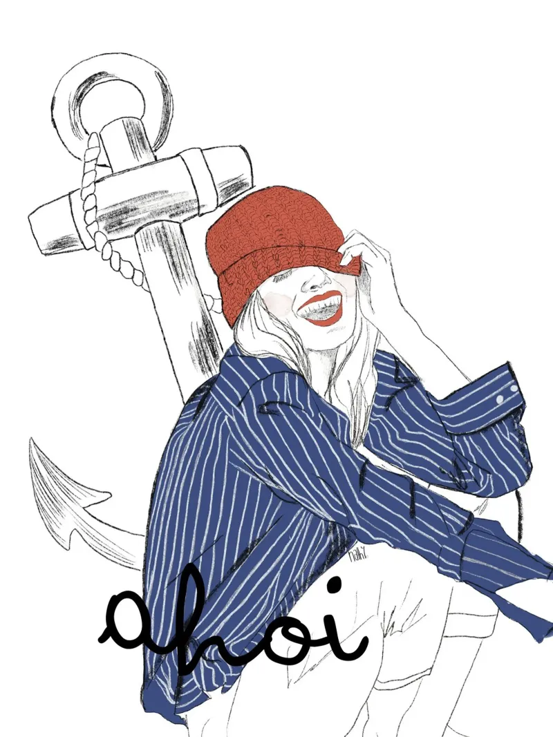 say ahoi poster da Nathys_illustration