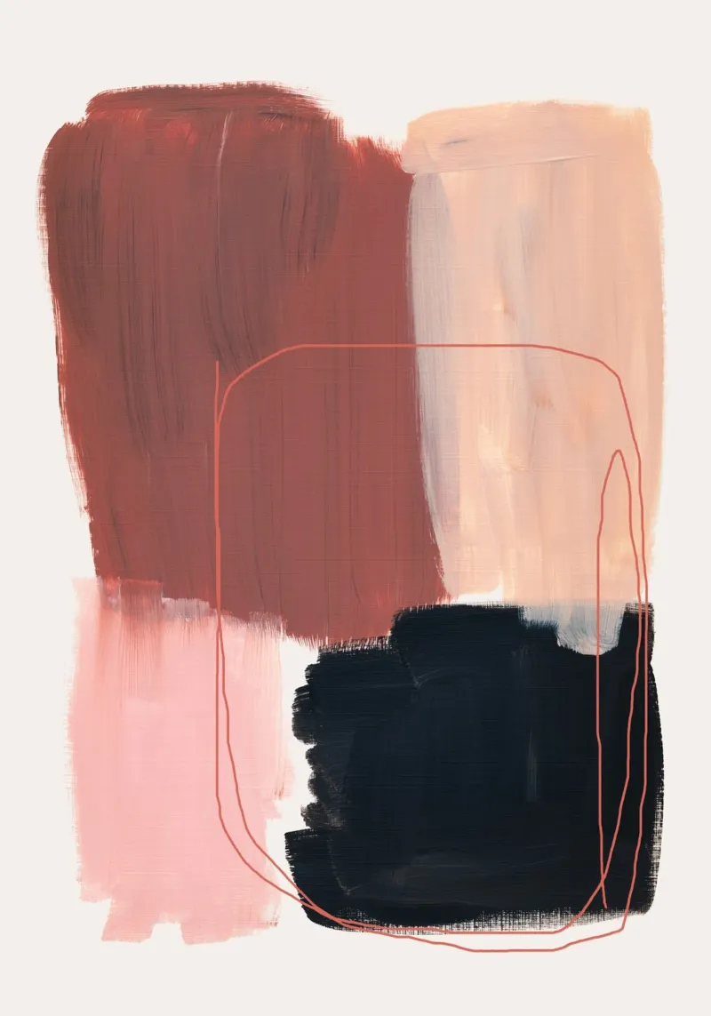 Abstract Brush Strokes 120 plexiglass da Mareike Böhmer