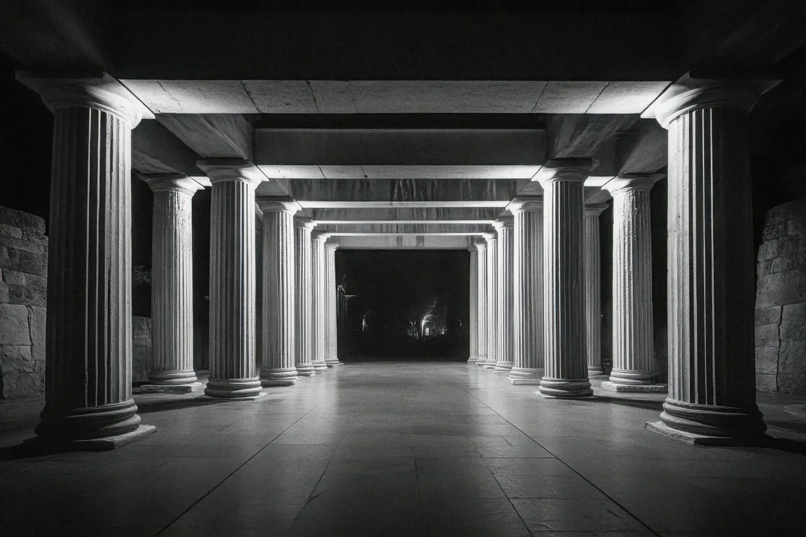 The timeless elegance of Athens alu-dibond by By Night