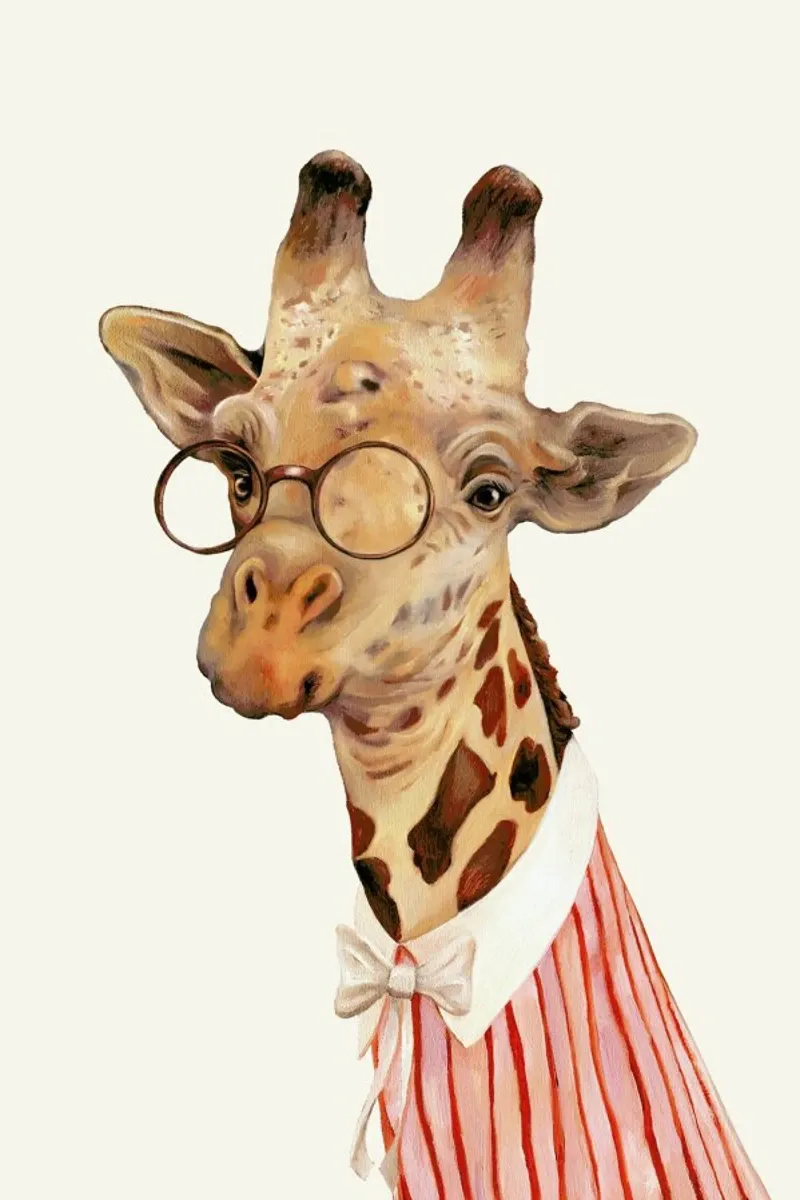 Ms Giraffe pellicola backlit da Animal Crew
