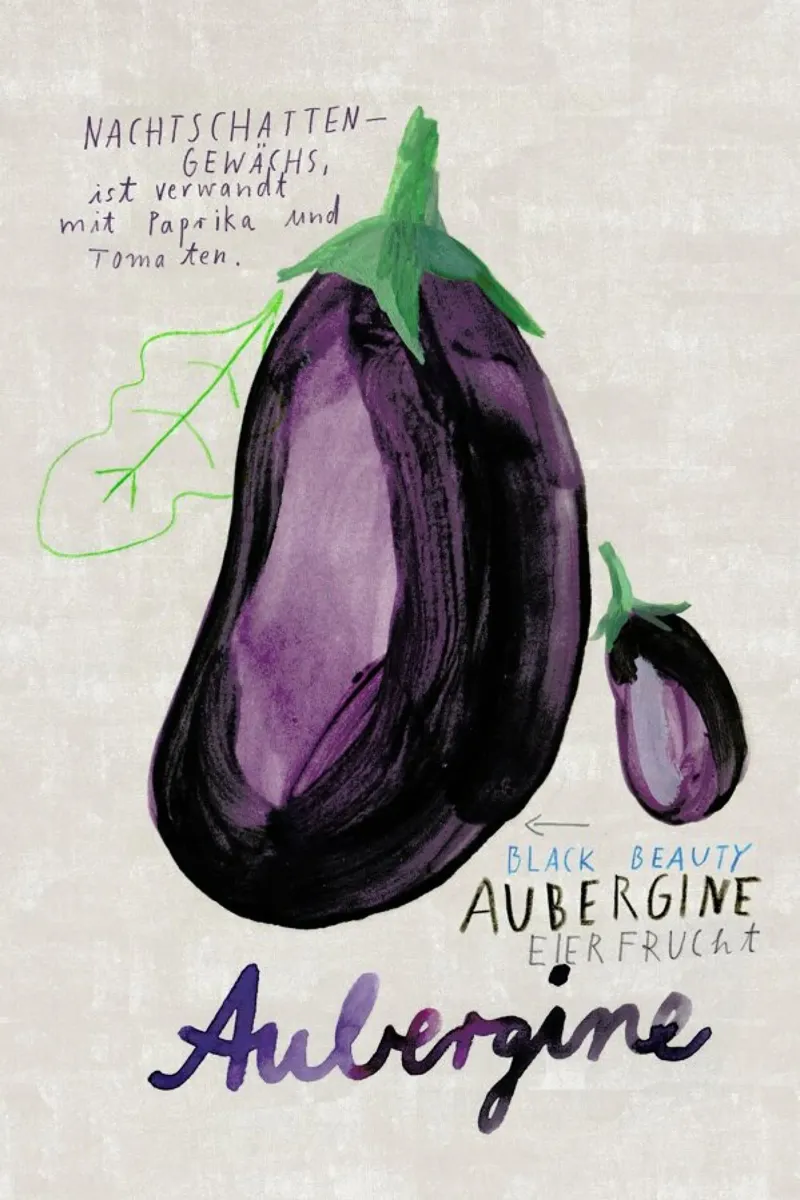 Aubergine pellicola backlit da Rinah Lang