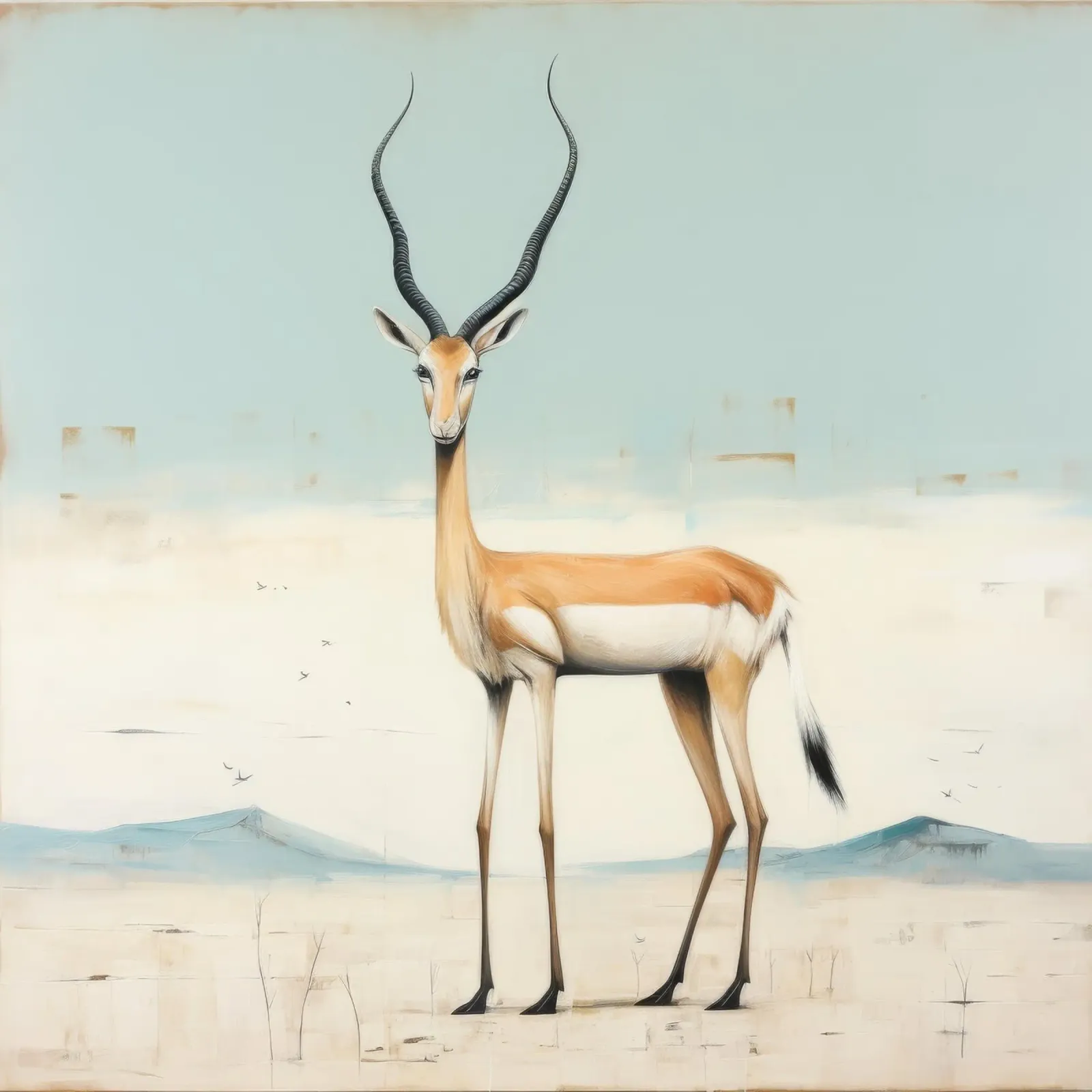 Gazzella minima 1 plexiglass da Minimal Animal Art