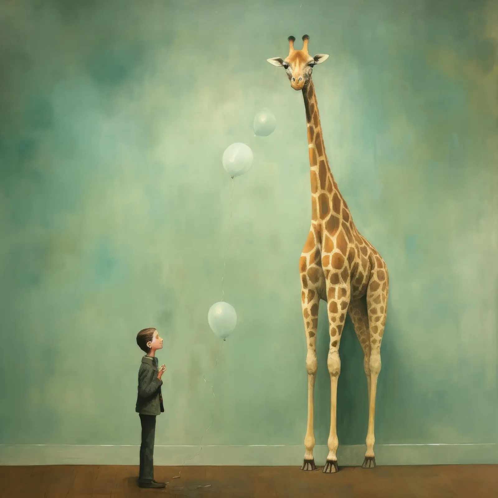 Minimal Giraffe 2 plexiglass da Minimal Animal Art