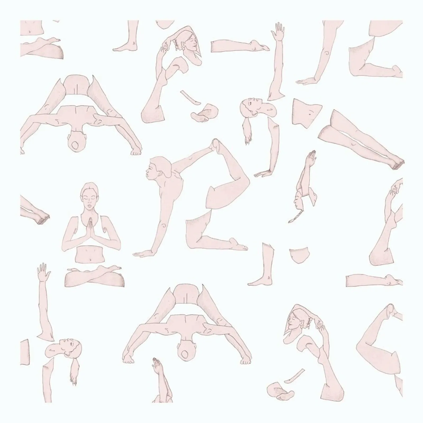 Yoga Practice 1 plexiglass da Sandra De Leon