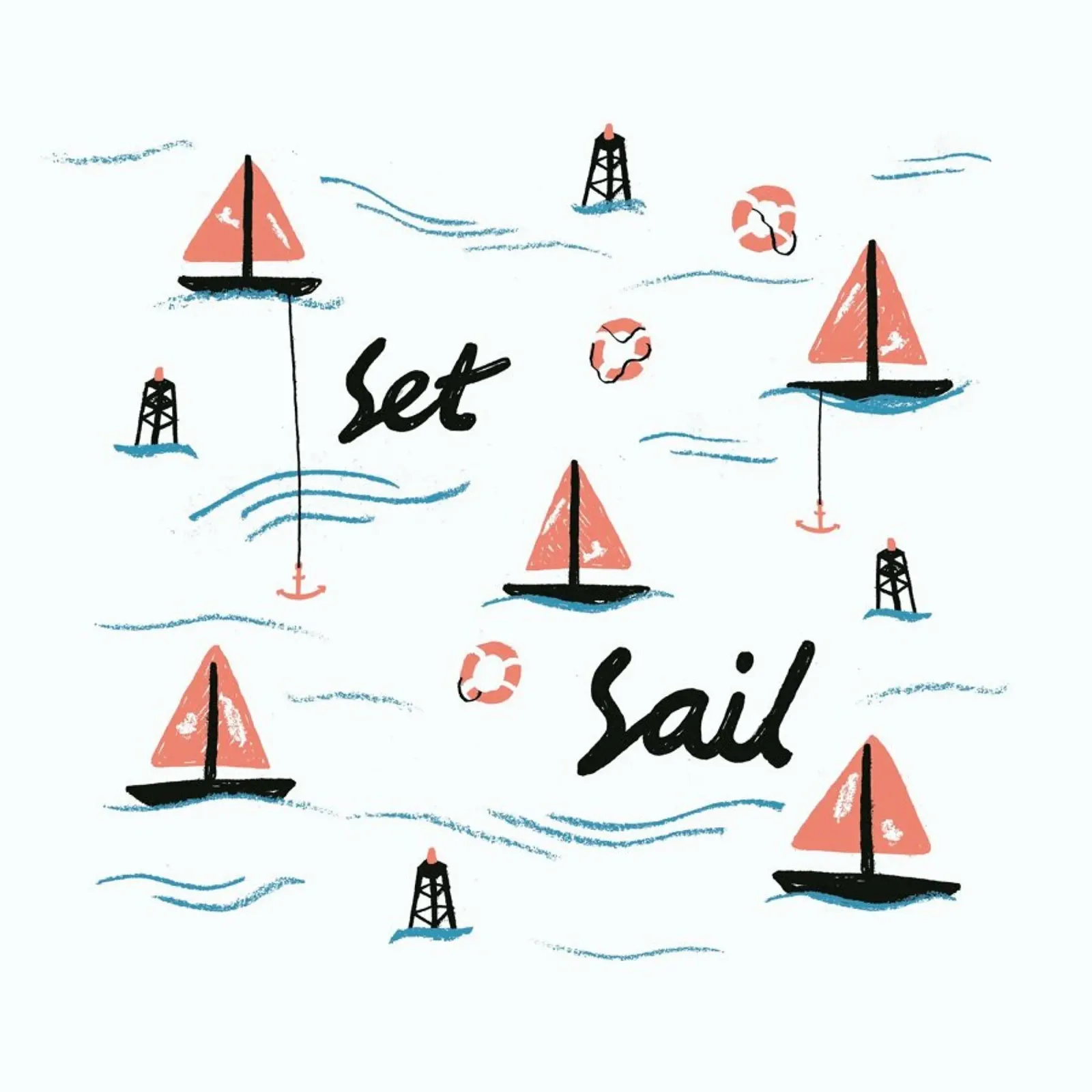 Salpare poster con telaio in legno da Alex Foster