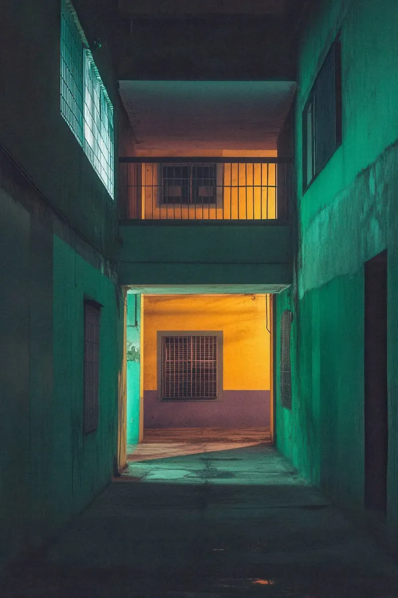L'Allée Éclairée de La Havane : Une Invitation Nocturne poster de By Night