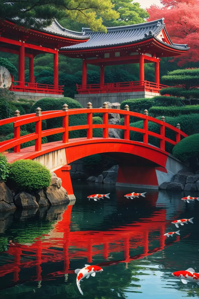 Heian Shrine’s Sacred Pathway Across the Water carta hahnemühle da AlbertKlee