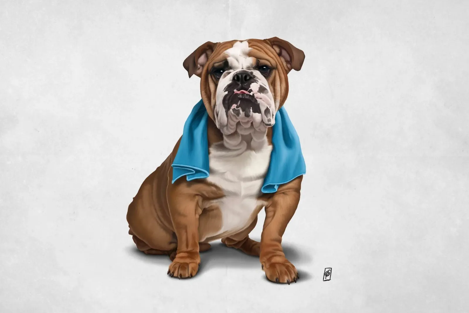Bull (Wordless) poster by Rob Art | Illustration