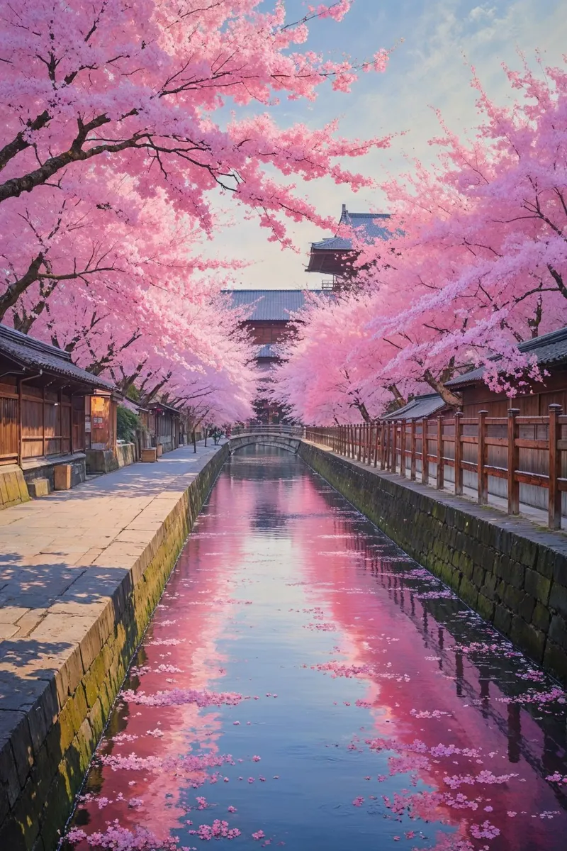 Philosopher's Path in Spring Blossoms plexiglass da AlbertKlee