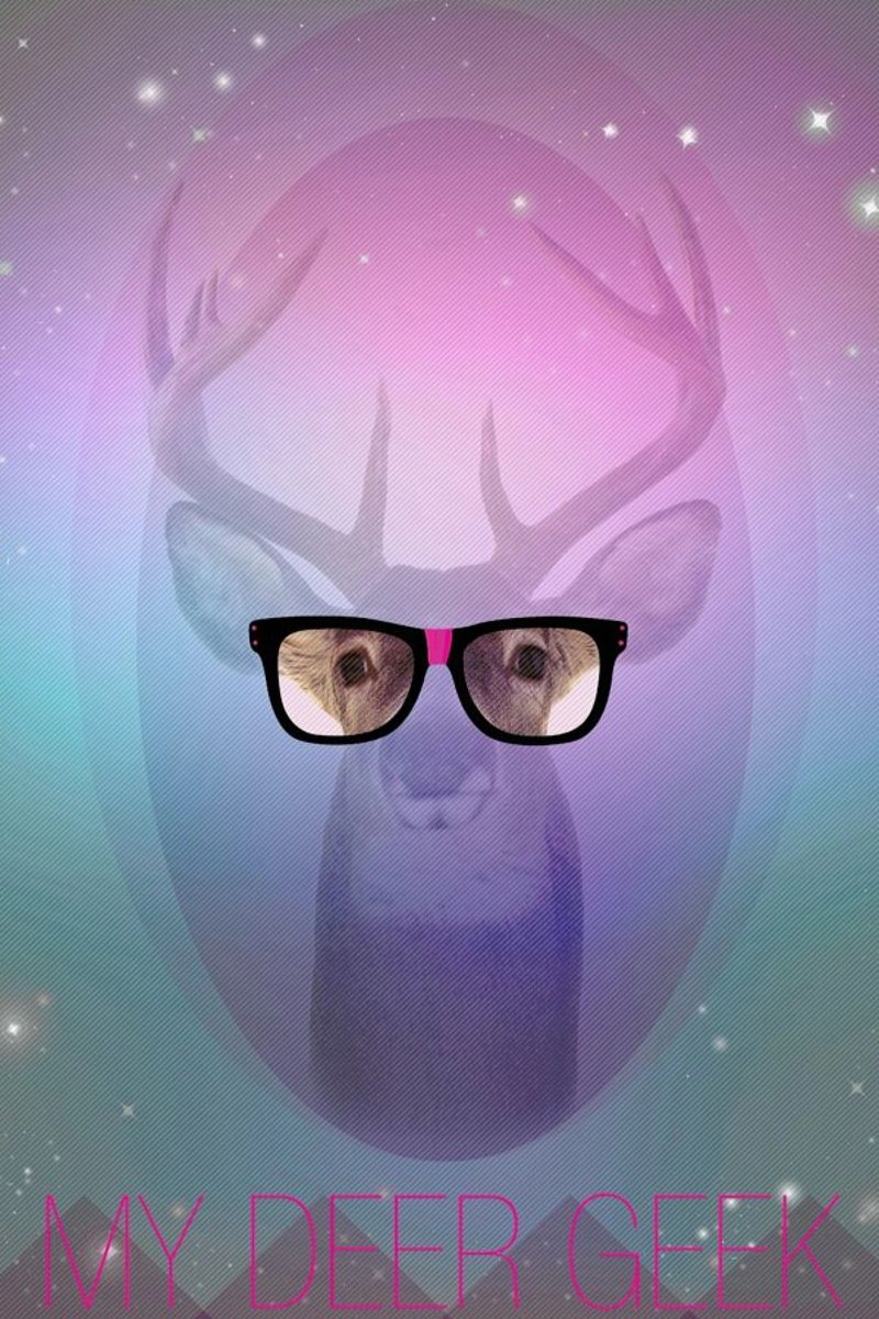 My Deer Geek pellicola backlit da AS Art