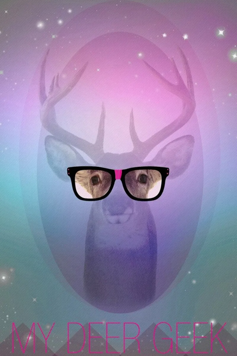 My Deer Geek Hahnemühle von AS Art