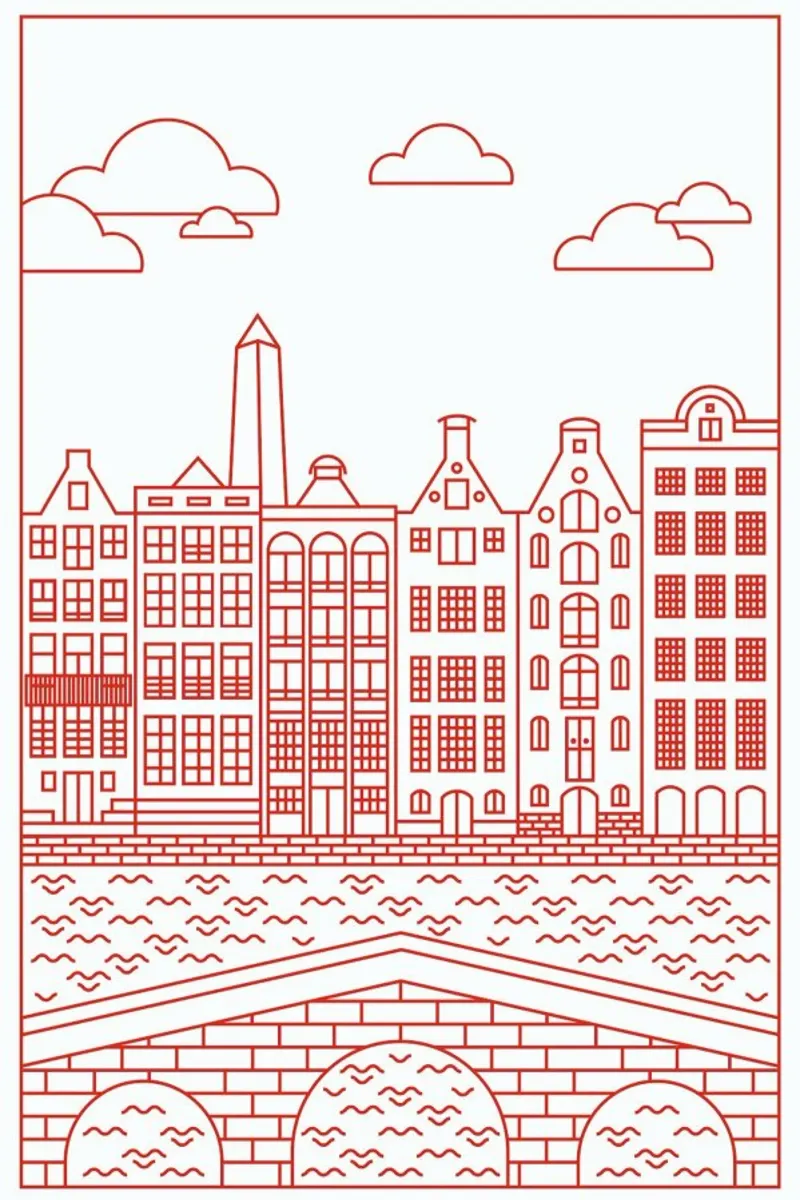 Amsterdam pellicola backlit da Jan Luzar
