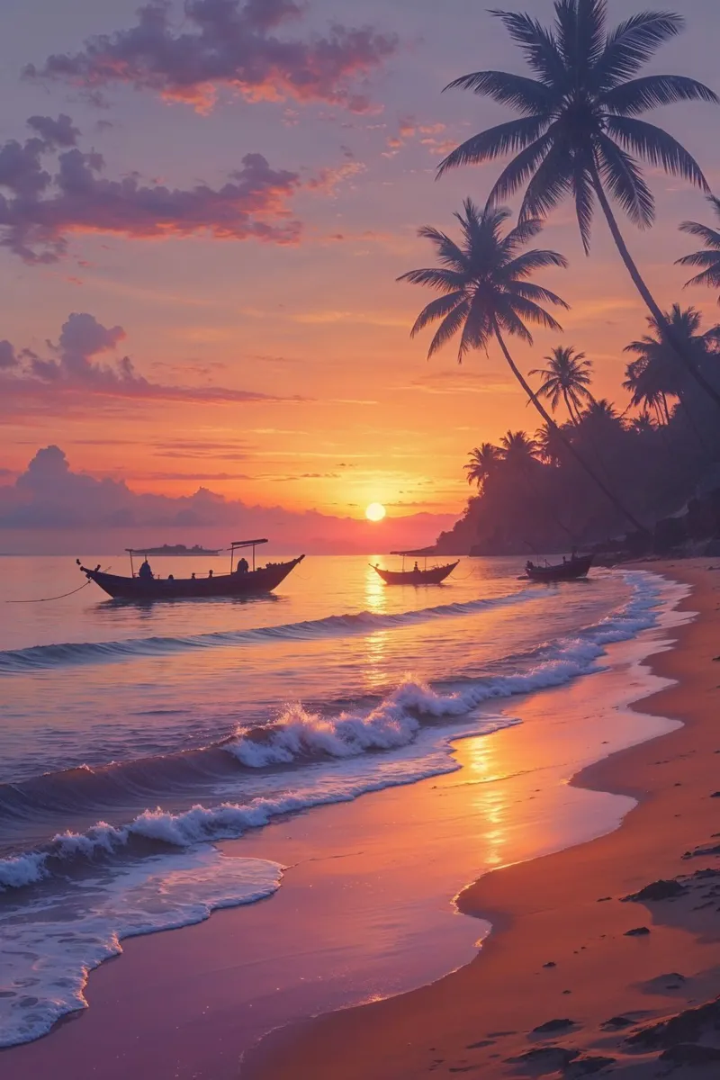 Dreamy Seaside Serenity in Bali carta hahnemühle da AlbertKlee