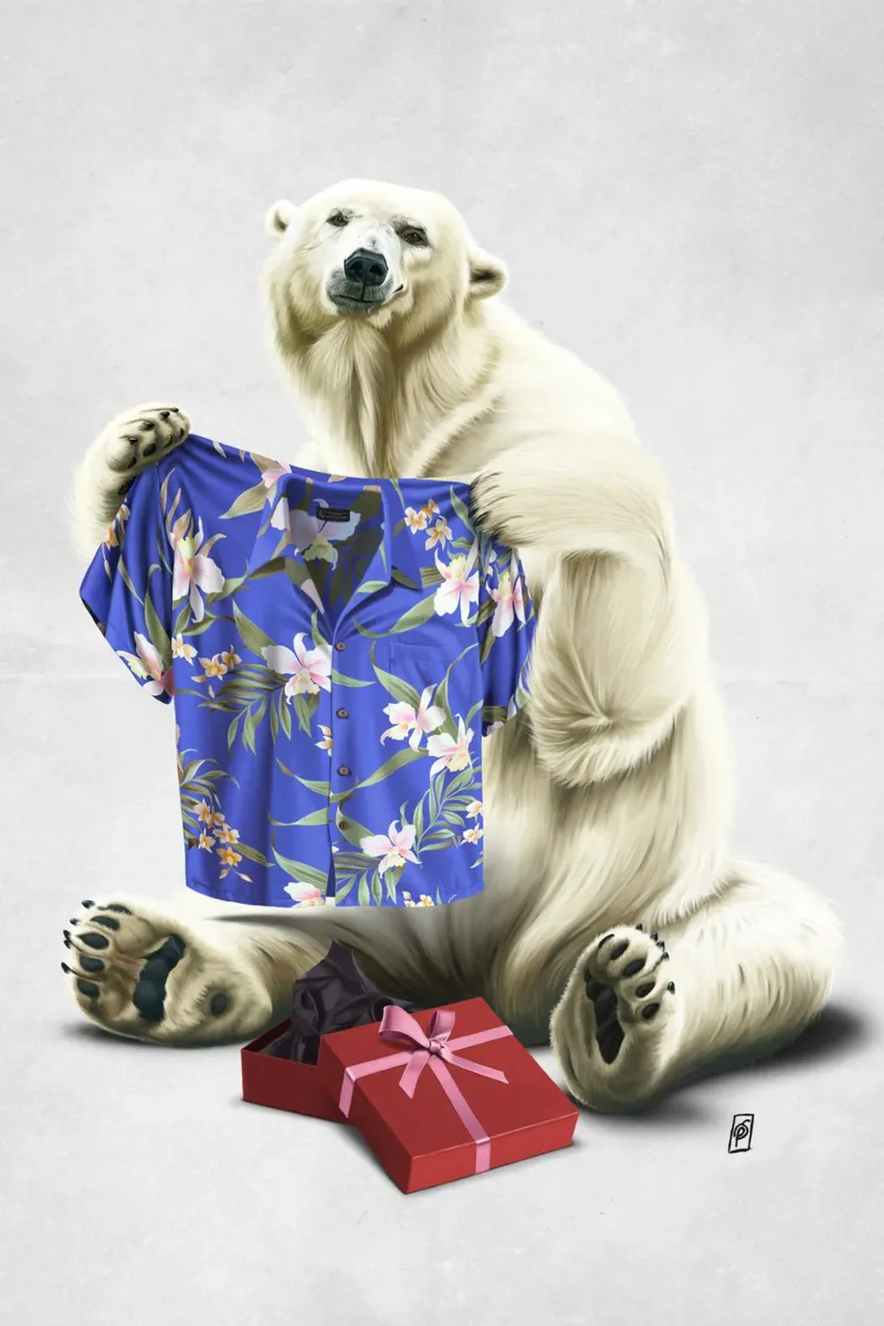 Cool! (Wordless) pellicola backlit da Rob Art | Illustration