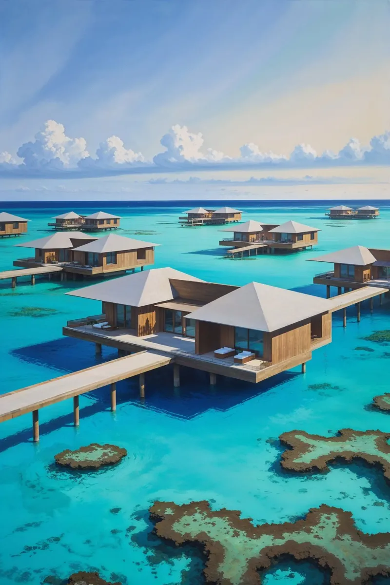 Private Overwater Retreat in Bali carta hahnemühle da AlbertKlee