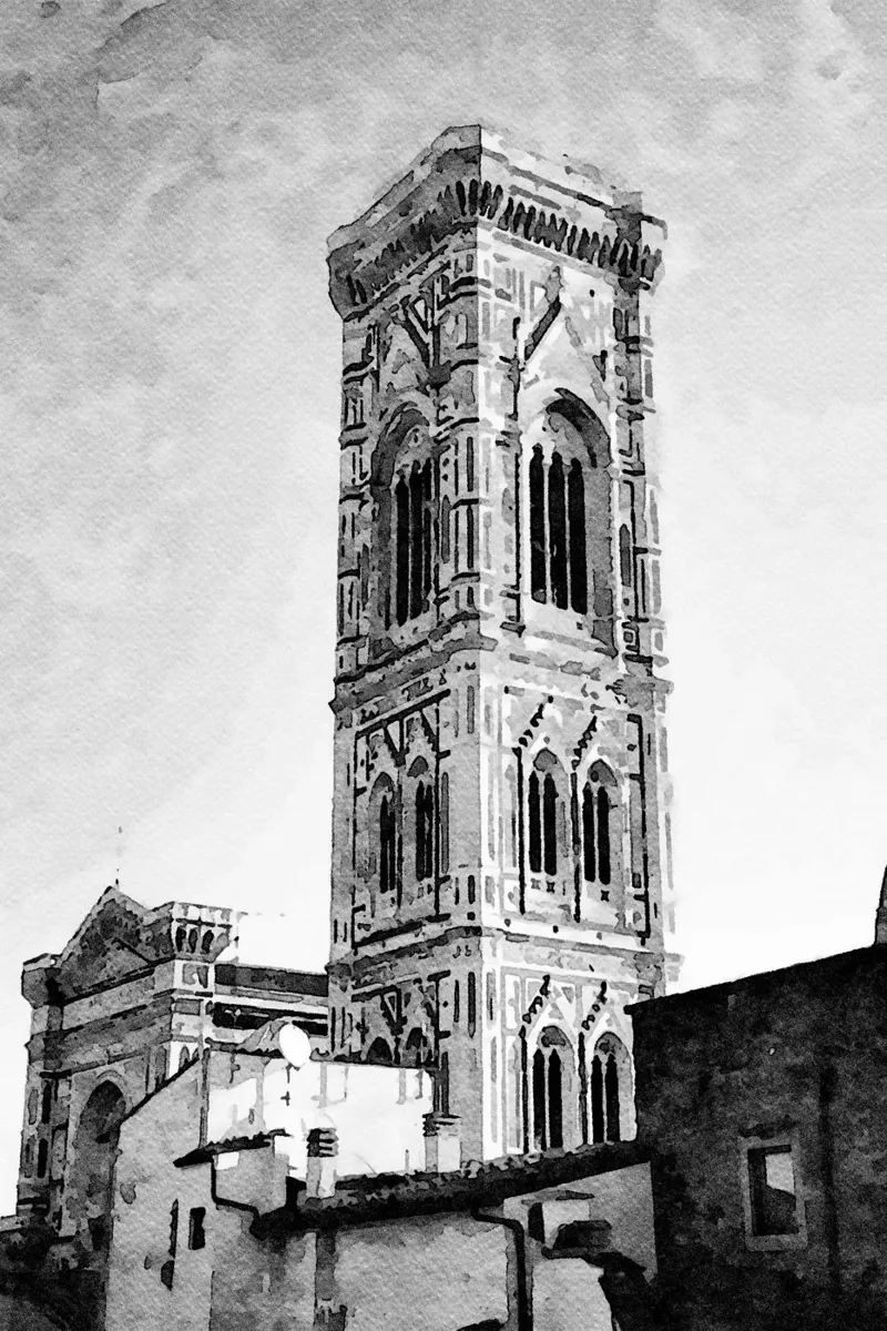 Campanile pellicola backlit da Massimo Frascogna
