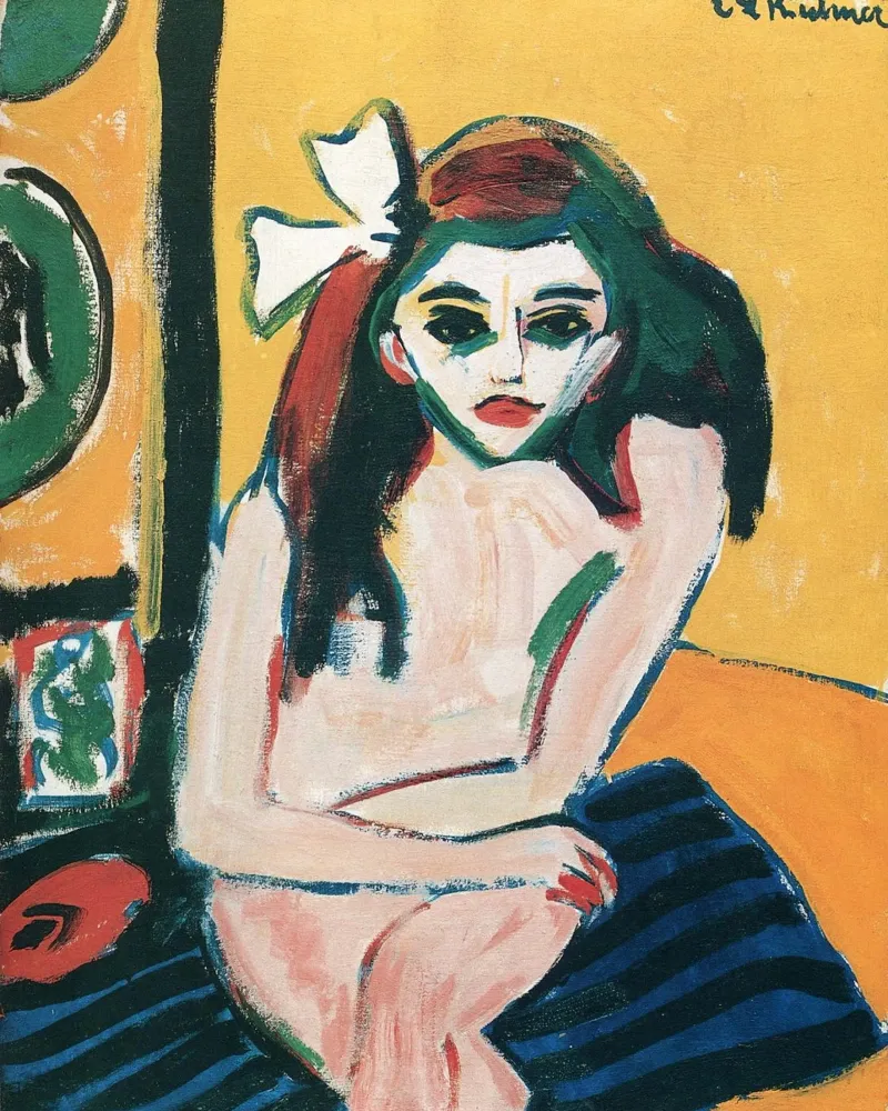 Ernst Ludwig Kirchner - Marcella carta hahnemühle da Timeless Artworks
