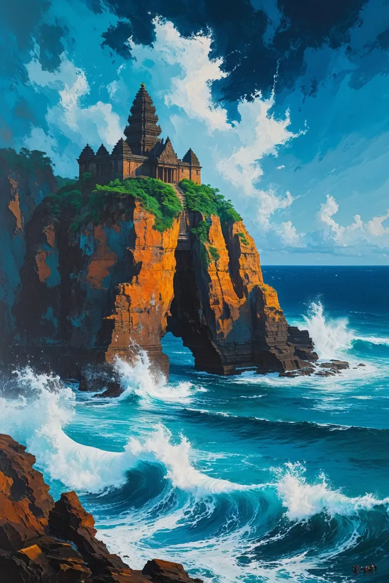 Ocean Meets Spirit: Uluwatu’s Sacred Heights plexiglass da AlbertKlee