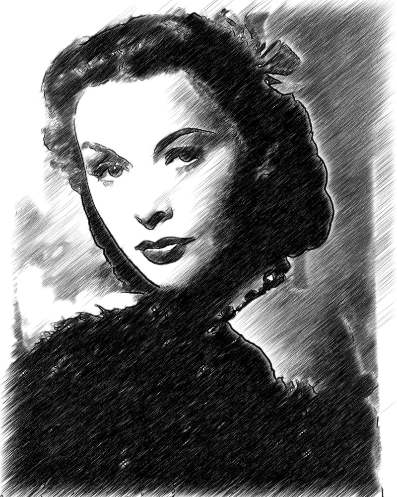 L'attrice Hedy pellicola backlit da Massimo Frascogna