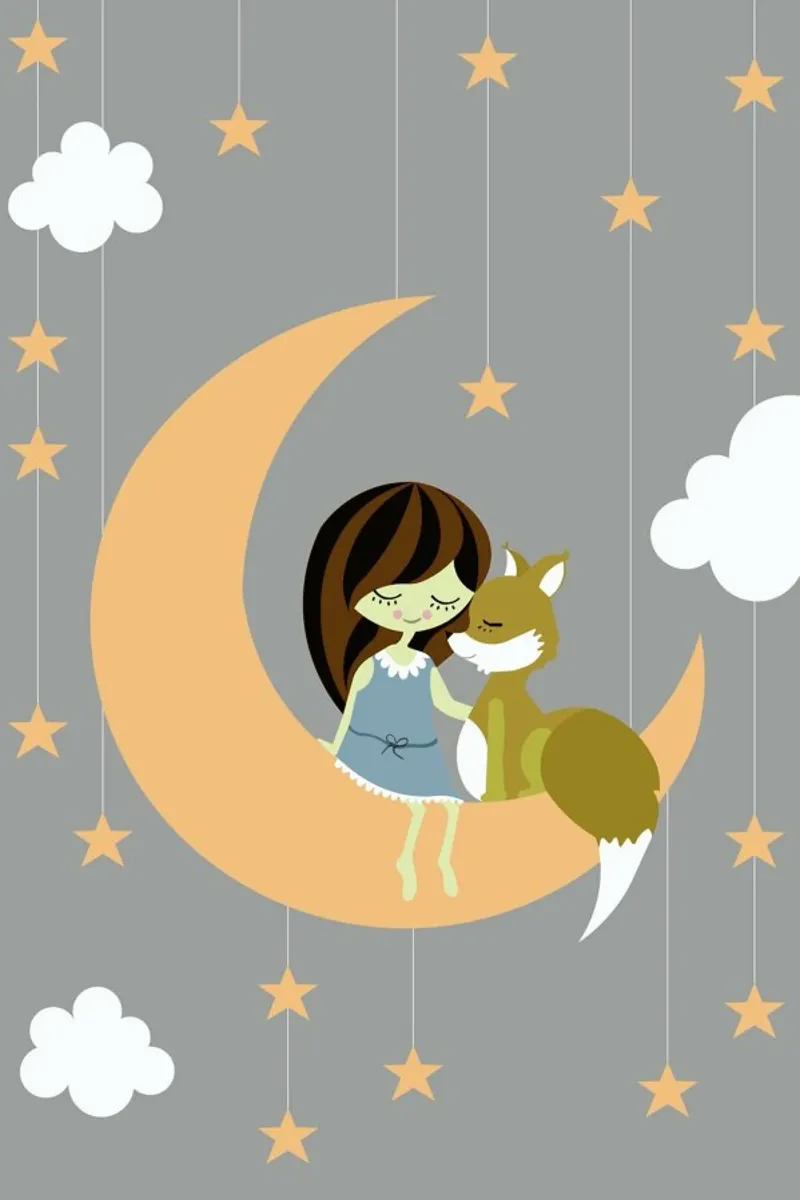 Foxy Moon pellicola backlit da Sabrina Ziegenhorn